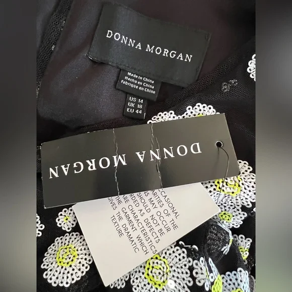 Donna Morgan Women's Sleeveless Tank Sequin Dress size 14 - Picture 8 of 10